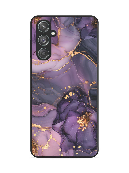 Samsung Galaxy M33 5g Royal Orchid Theme Marble
