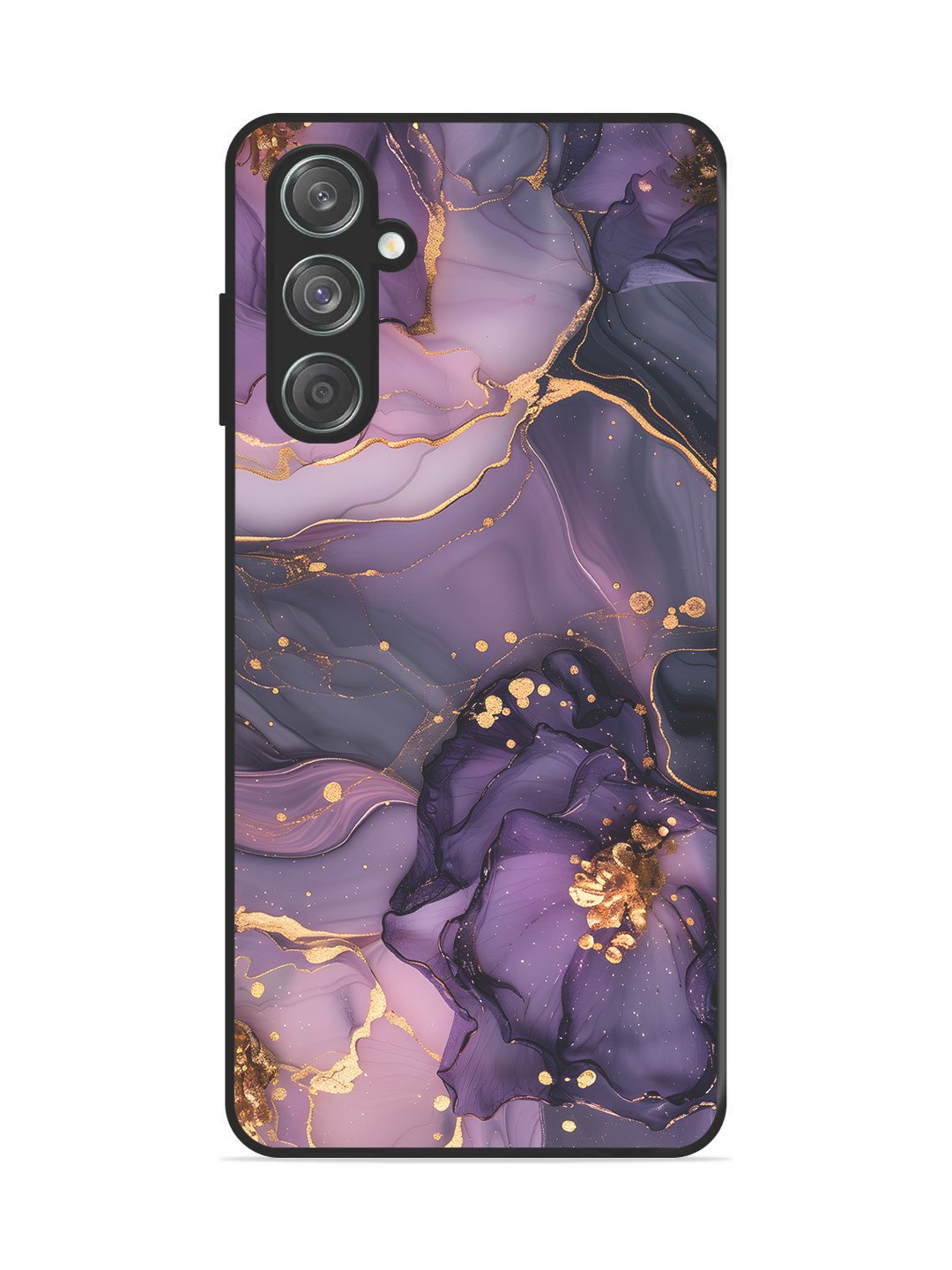 Samsung Galaxy F55 5g Royal Orchid Theme Marble