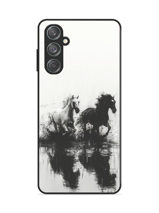 Samsung Galaxy M15 Black & White Horse