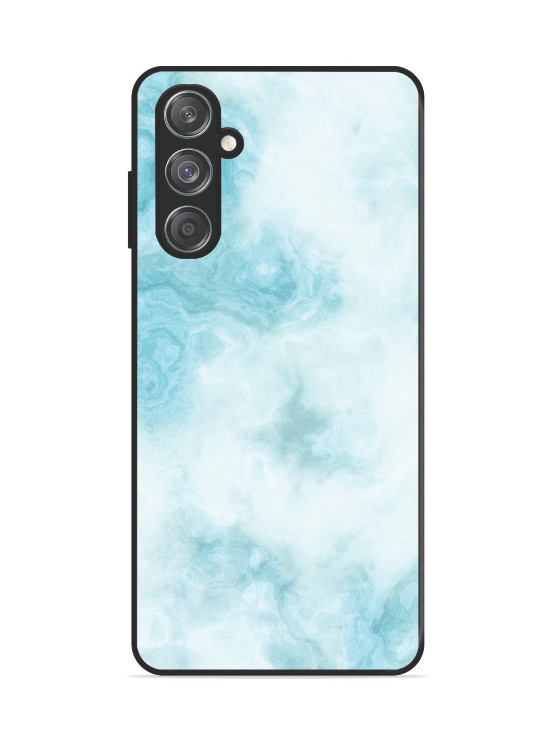 Samsung Galaxy A15 5g Light Blue with White Ocean Marble