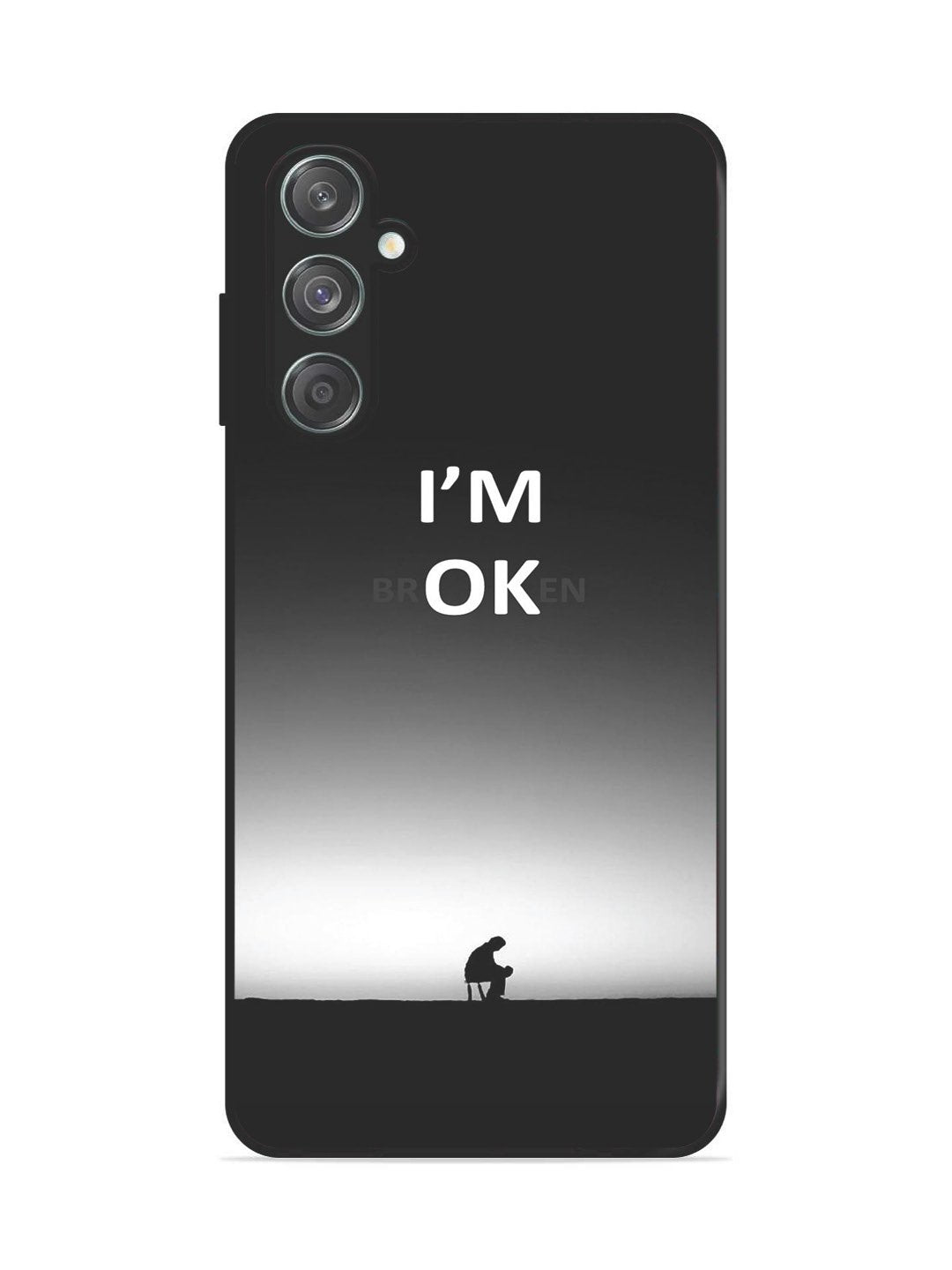 Samsung Galaxy M15 I'm Broken A man on Chair Alone