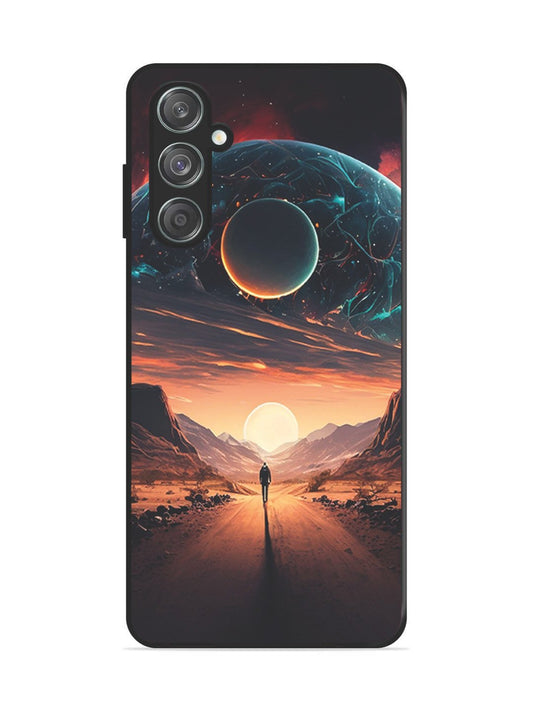 Samsung Galaxy A15 5g Sunset with space scene