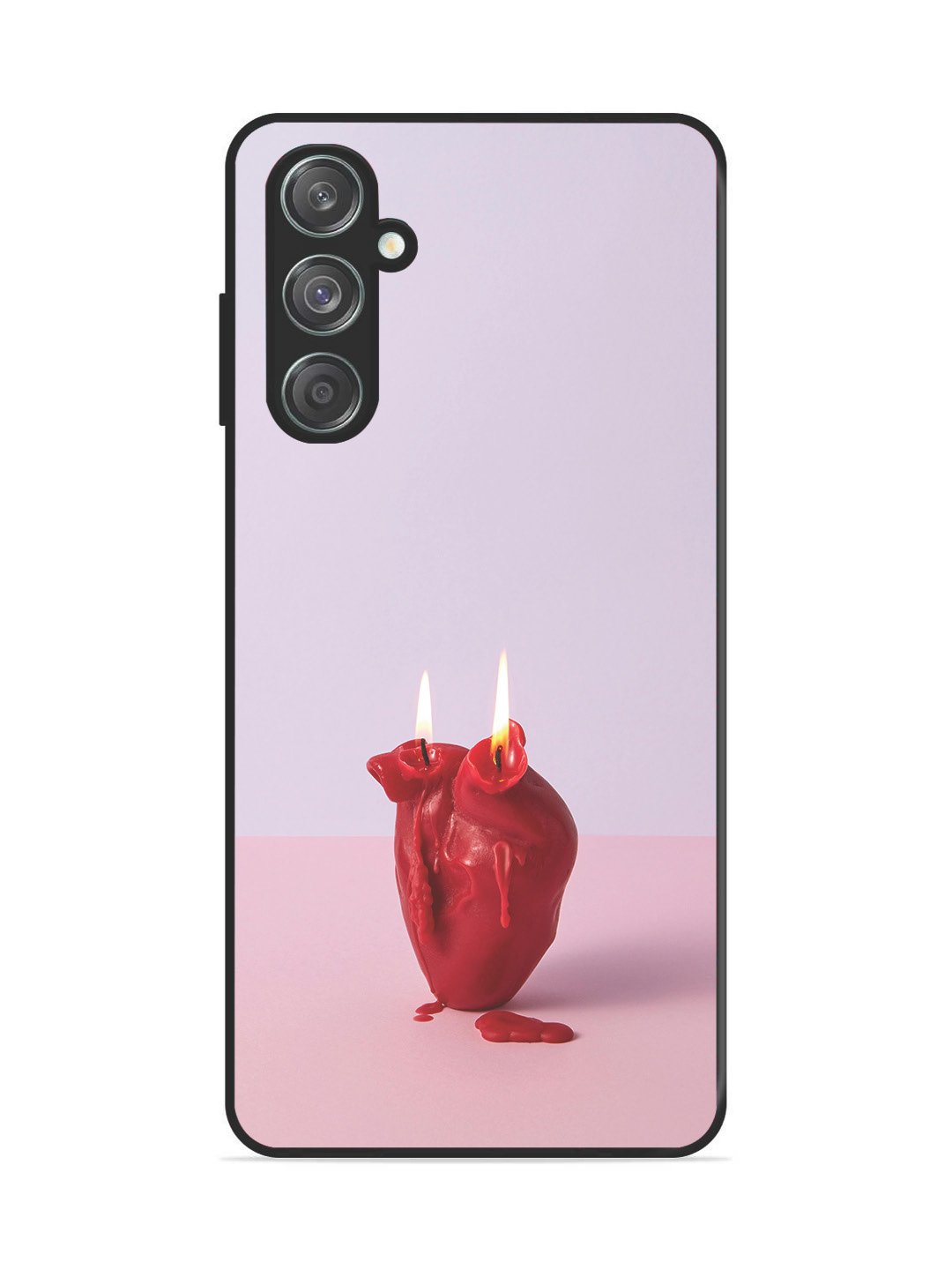 Samsung Galaxy F55 5g A Lighted Heart Candle