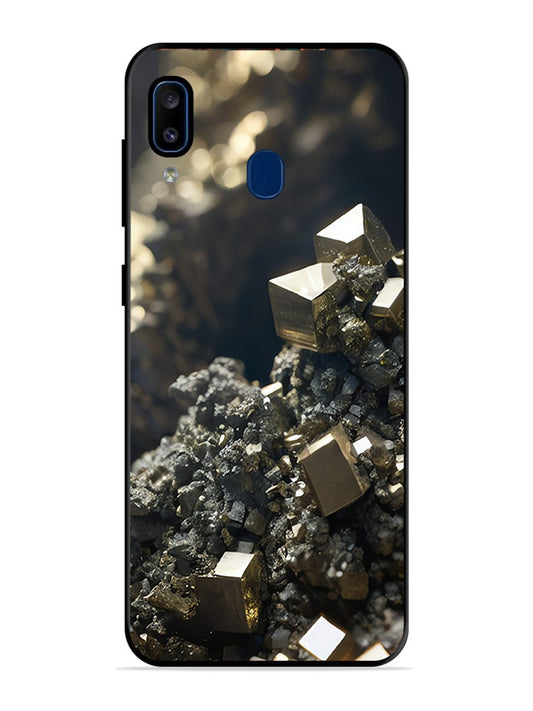 Samsung Galaxy A20 Gold Crystals
