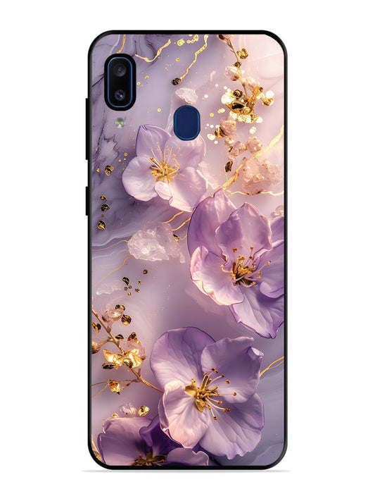 Samsung Galaxy A20 Orchid with Golden Safron