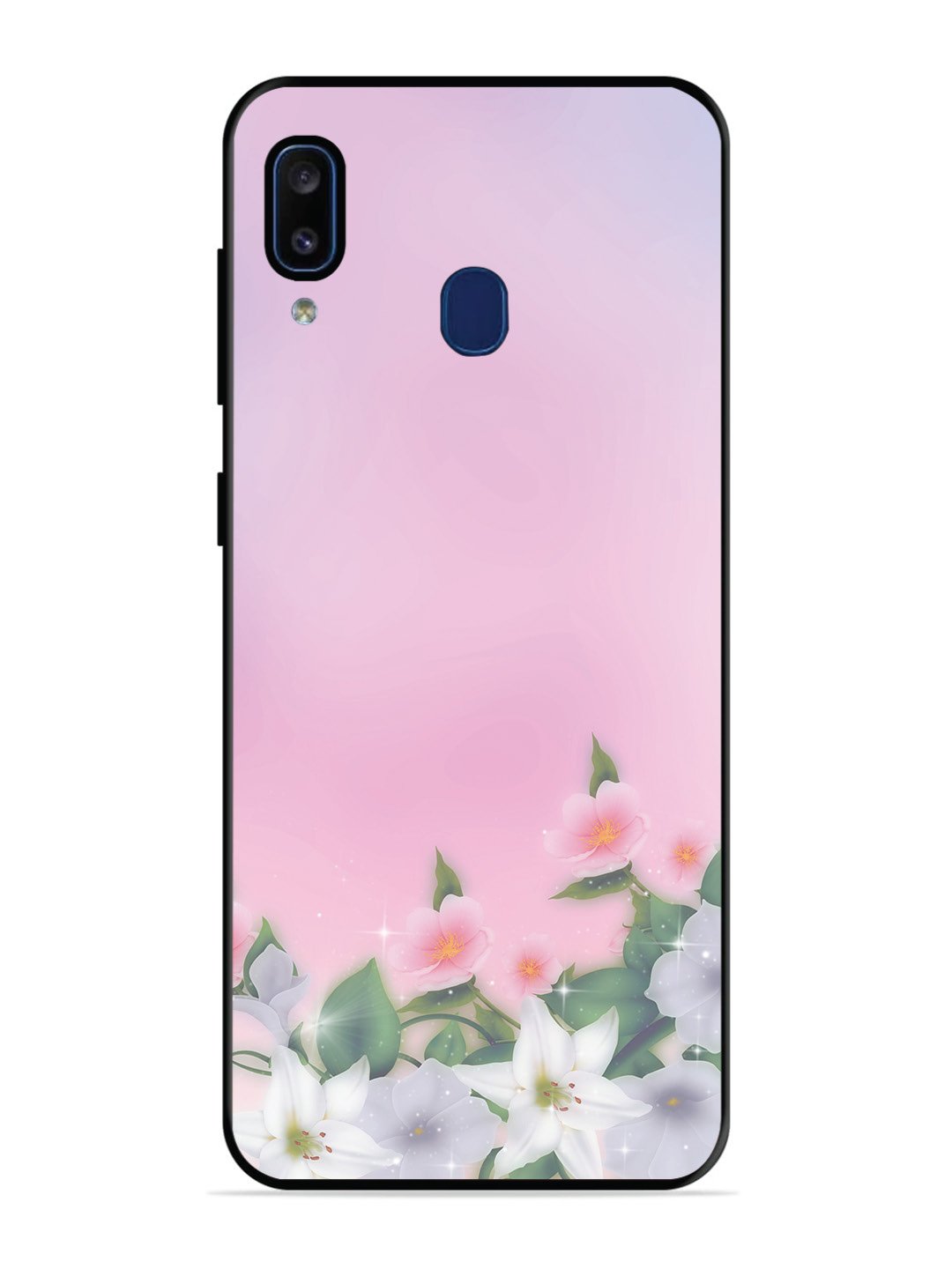 Samsung Galaxy A20 Pink Floral Elegance