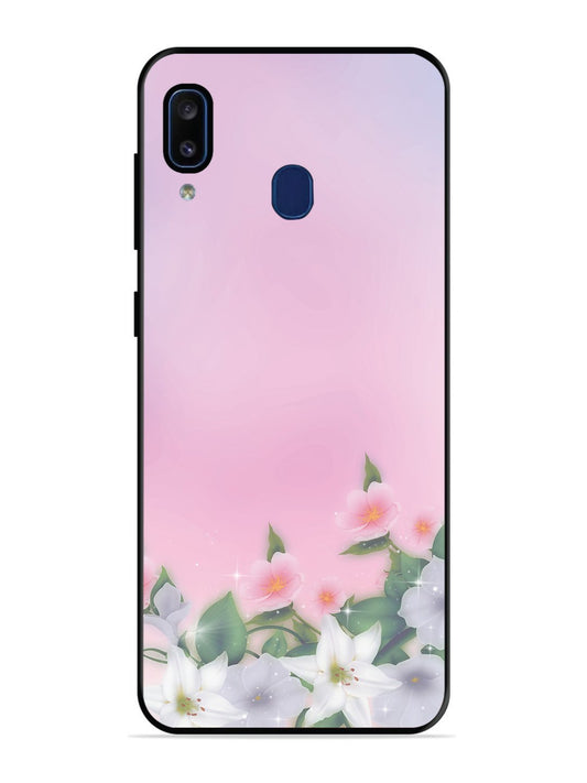 Samsung Galaxy A20 Pink Floral Elegance