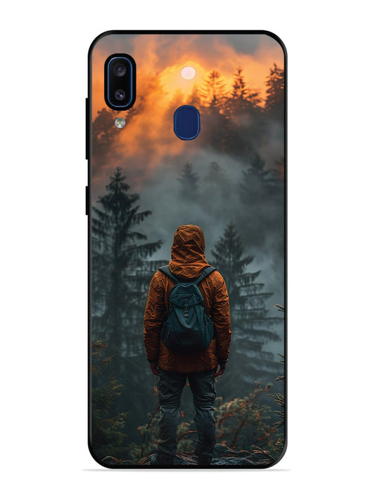 Samsung Galaxy A20 Alone in Forest