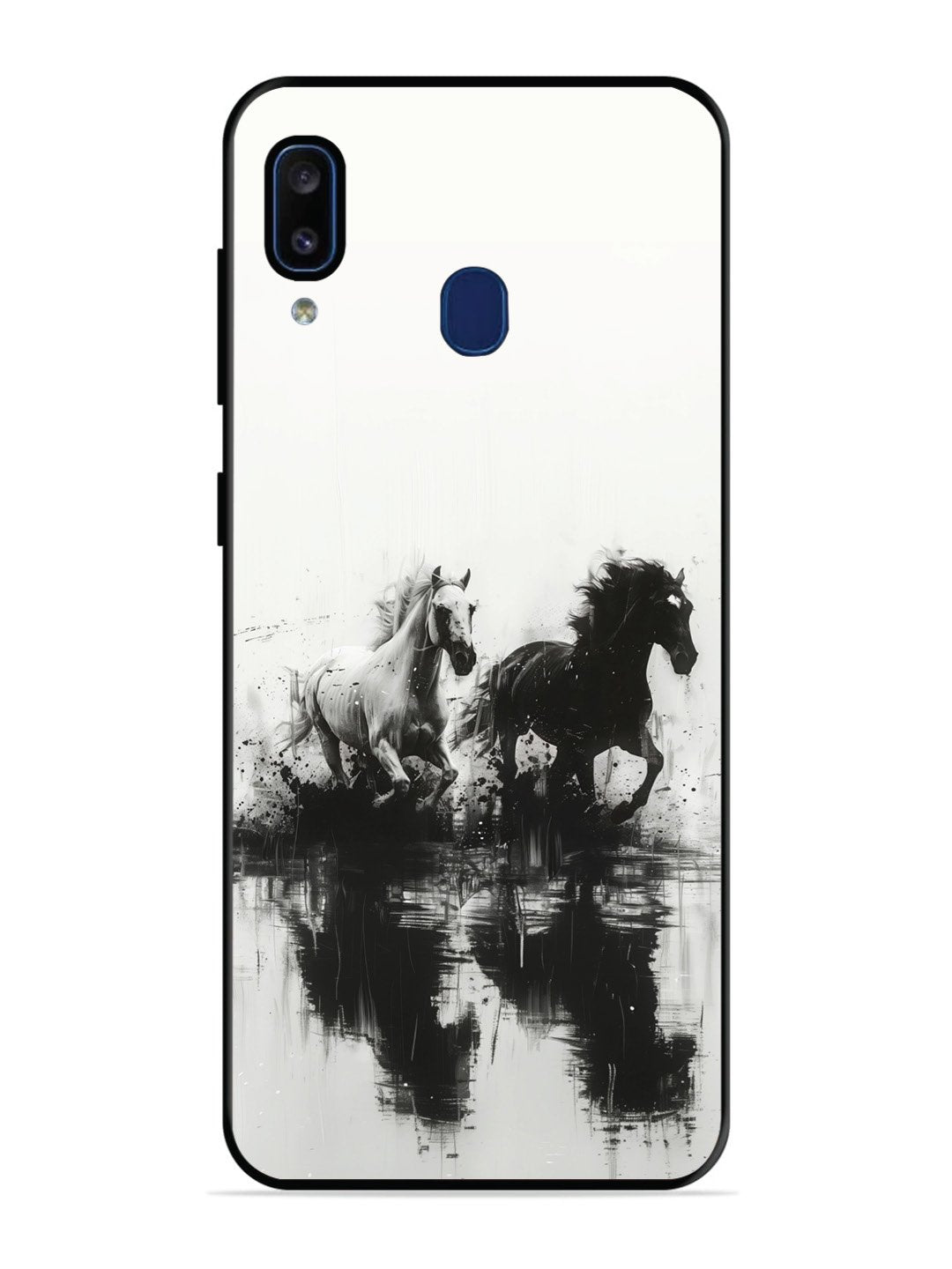Samsung Galaxy A20 Black & White Horse