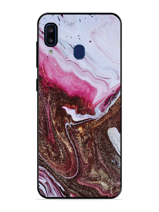 Samsung Galaxy A20 Elegant Rose & Gold Marble