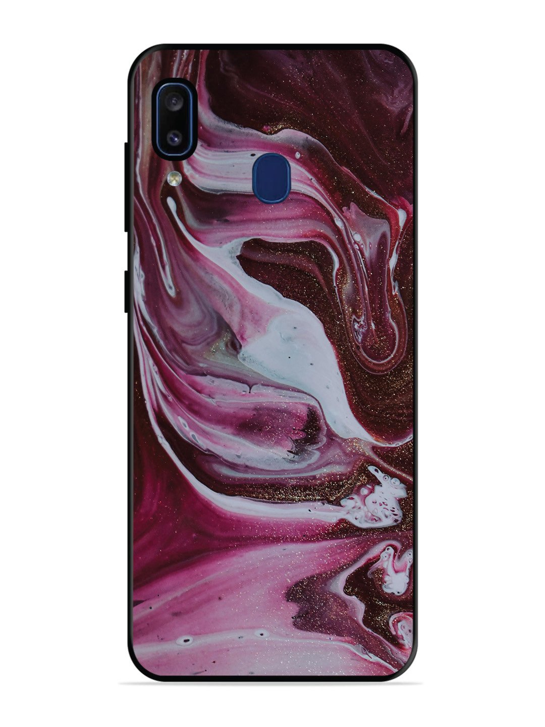 Samsung Galaxy A20 Pink And Golden Marble