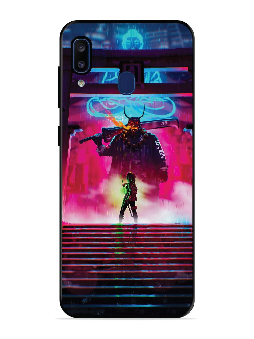 Samsung Galaxy A20 Cyberpunk Yokai Monster
