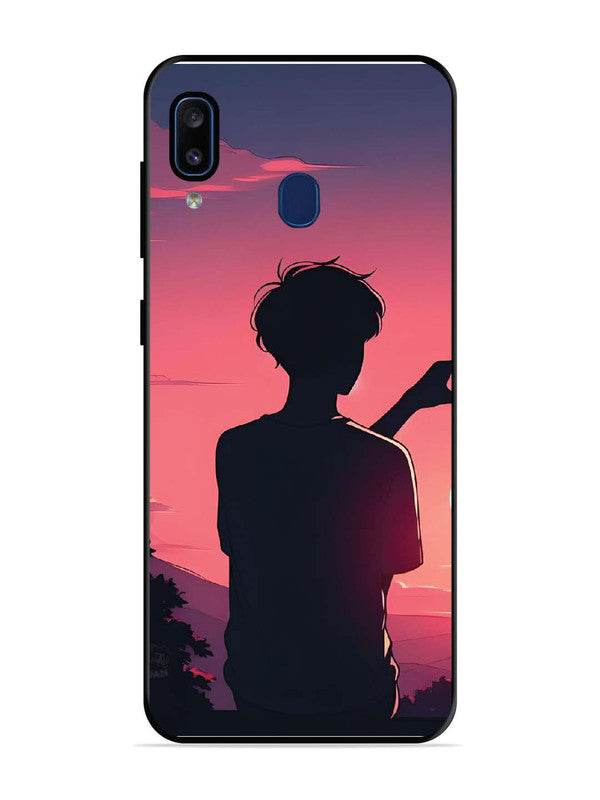 Samsung Galaxy A20 Love Heart with Hand Boy