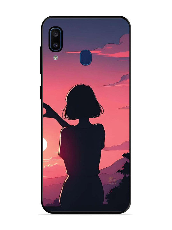 Samsung Galaxy A20 Love Heart with Hand Girl