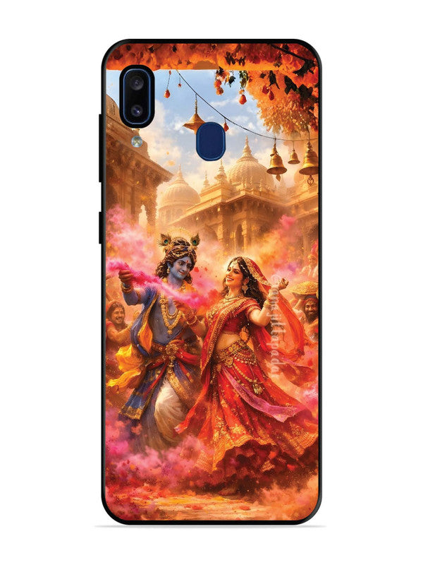 Samsung Galaxy A20 Radha Krishna Playing Holi