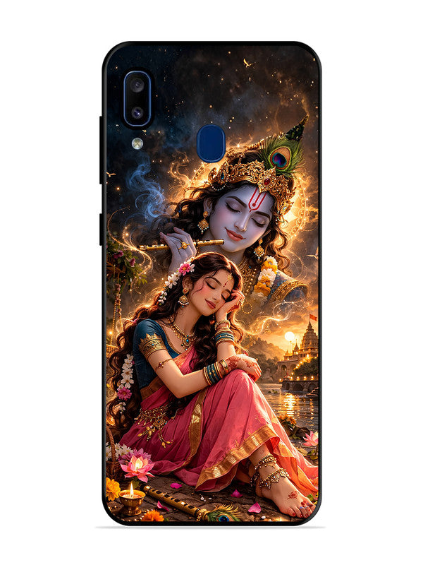 Samsung Galaxy A20 Radha thinking of Krishna