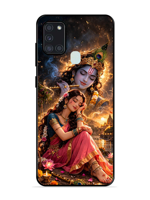 Samsung Galaxy A21s Radha thinking of Krishna