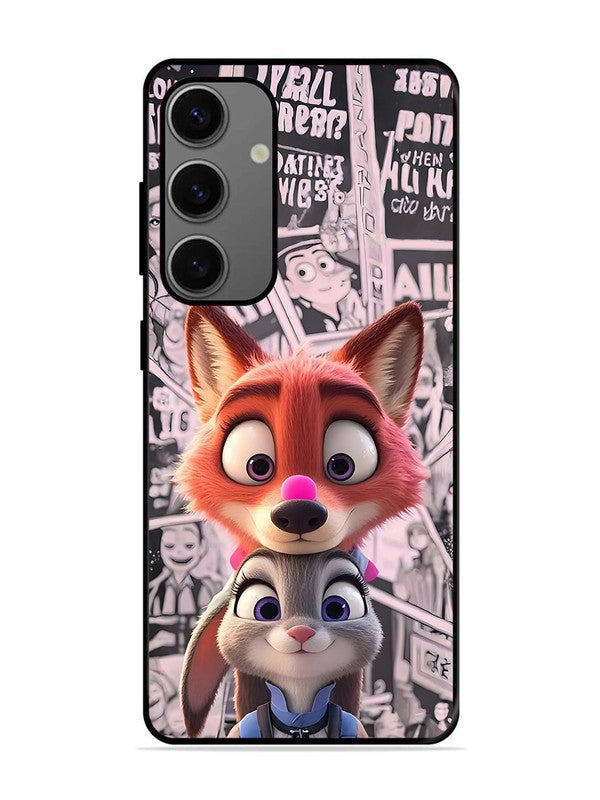 Samsung Galaxy A25 Cute Nick wilde and judy hopps 2