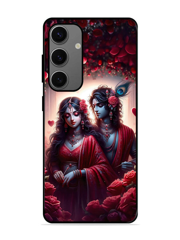 Samsung Galaxy A25 Couples in Red theme like Radha Krishna