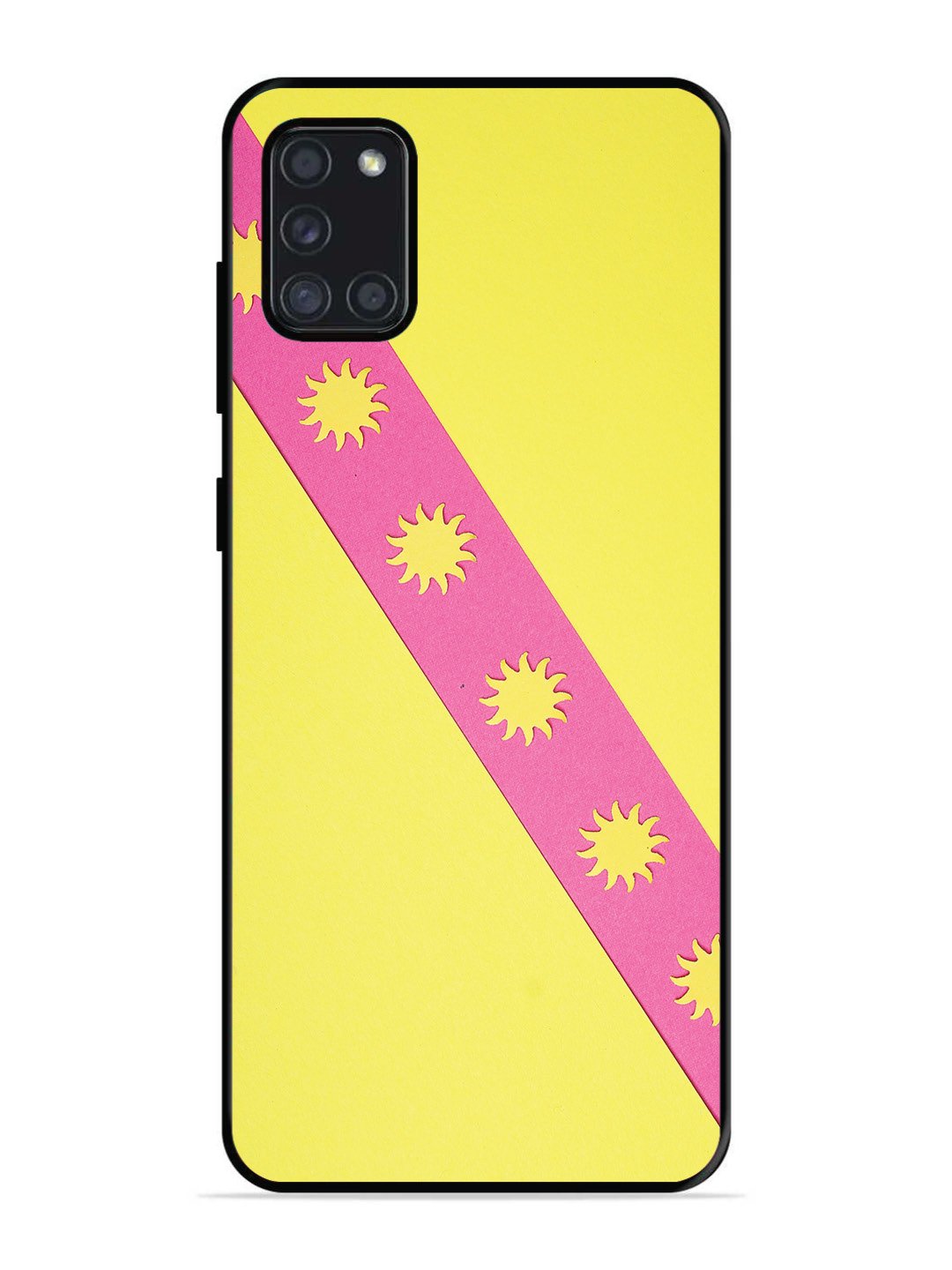 Samsung Galaxy A31 Pick Strip on Yellow Colour