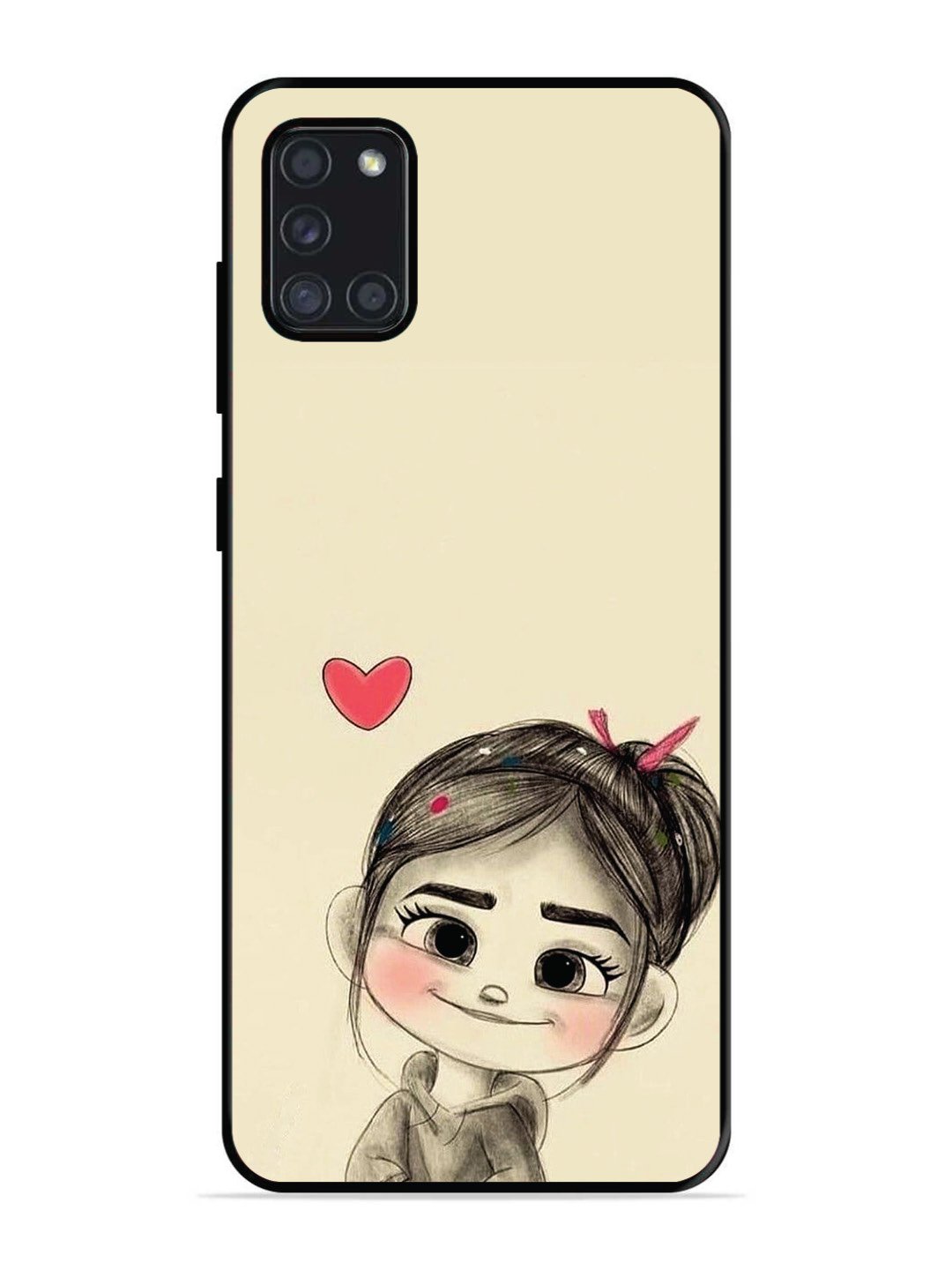Samsung Galaxy A31 Cute Girl Looking at You