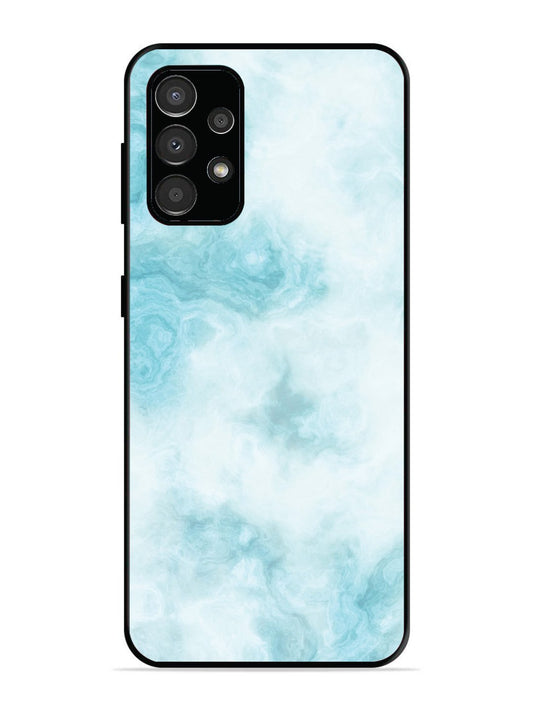 Samsung Galaxy A33 Light Blue with White Ocean Marble