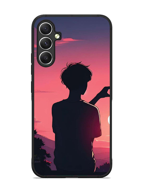 Samsung Galaxy A34 5G Love Heart with Hand Boy