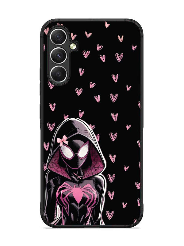 Samsung Galaxy A34 5G Spidergirl with hearts