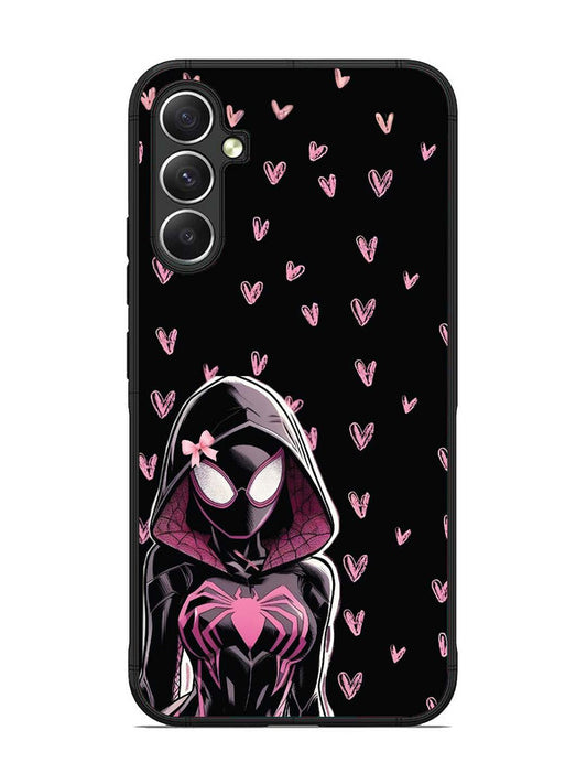 Samsung Galaxy A34 5G Spidergirl with hearts