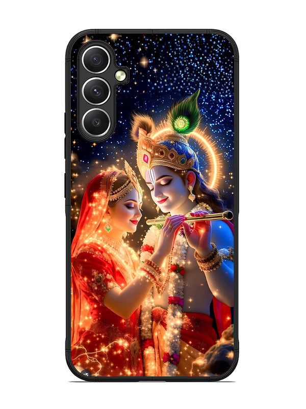 Samsung Galaxy A34 5G Radha Krishna posing with flute