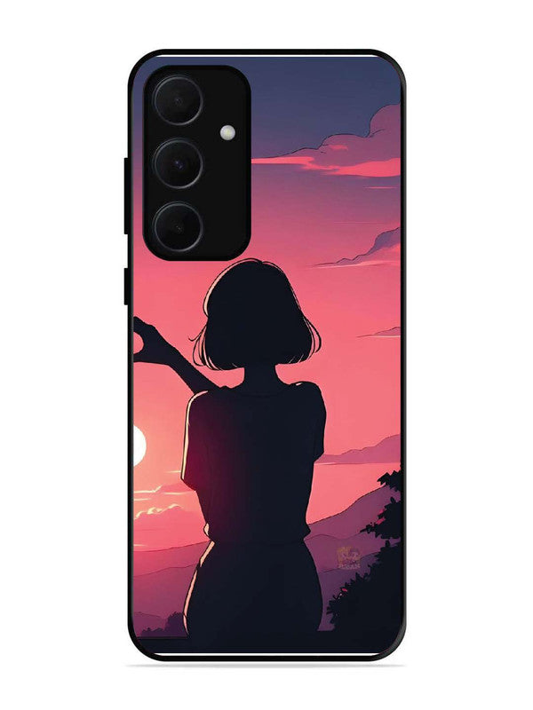 Samsung Galaxy A54 5G Love Heart with Hand Girl