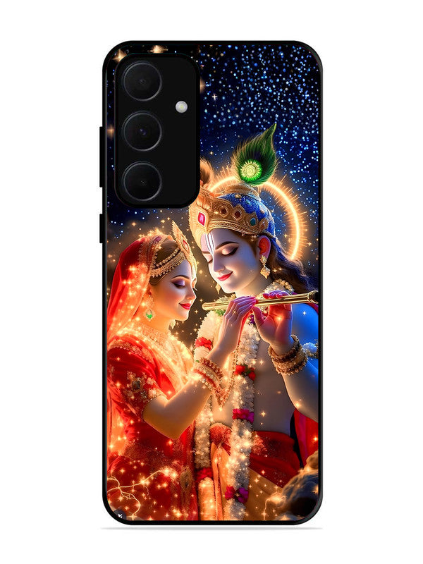Samsung Galaxy A54 5G Radha Krishna posing with flute