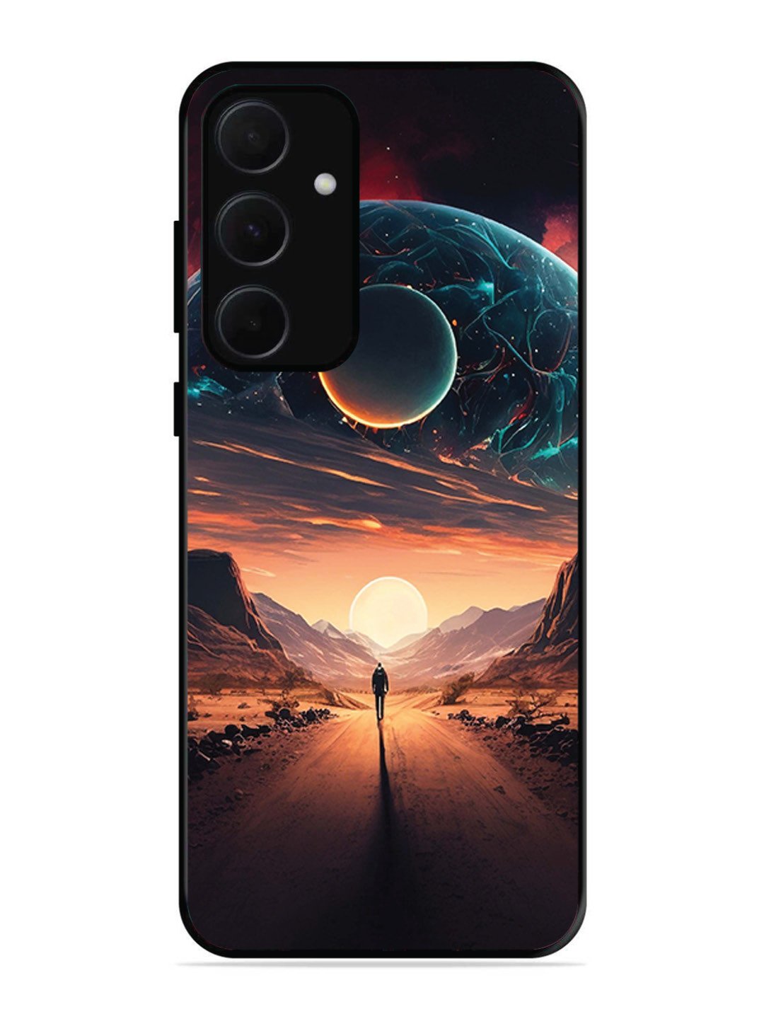 Samsung Galaxy A54 5G Sunset with space scene