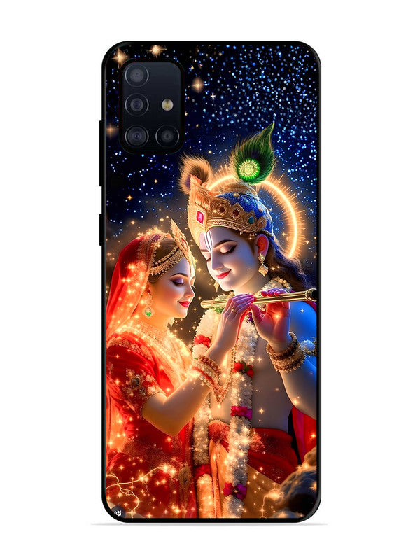 Samsung Galaxy A71 Radha Krishna posing with flute
