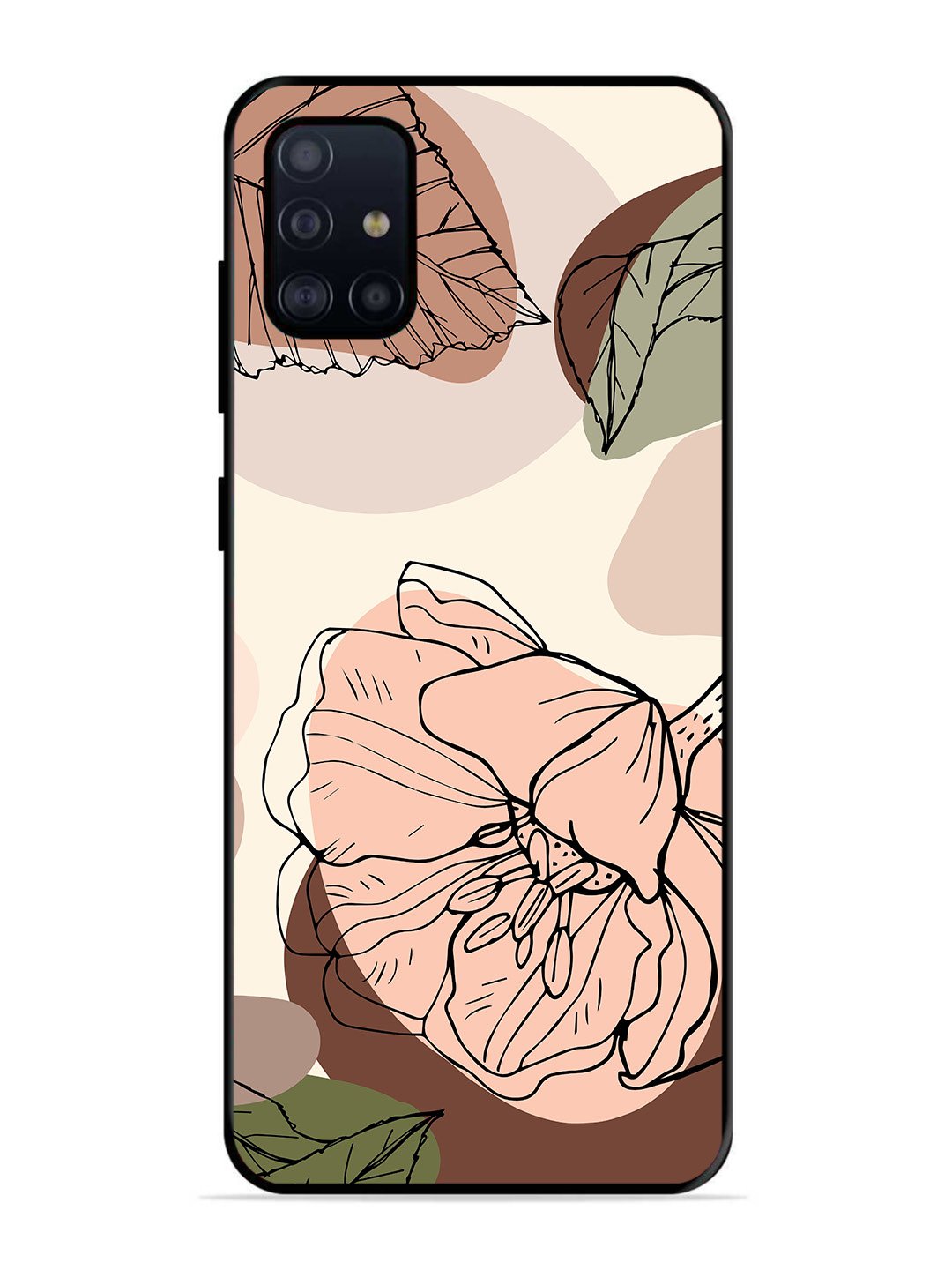 Samsung Galaxy A71 Floral Elegance, Portrait
