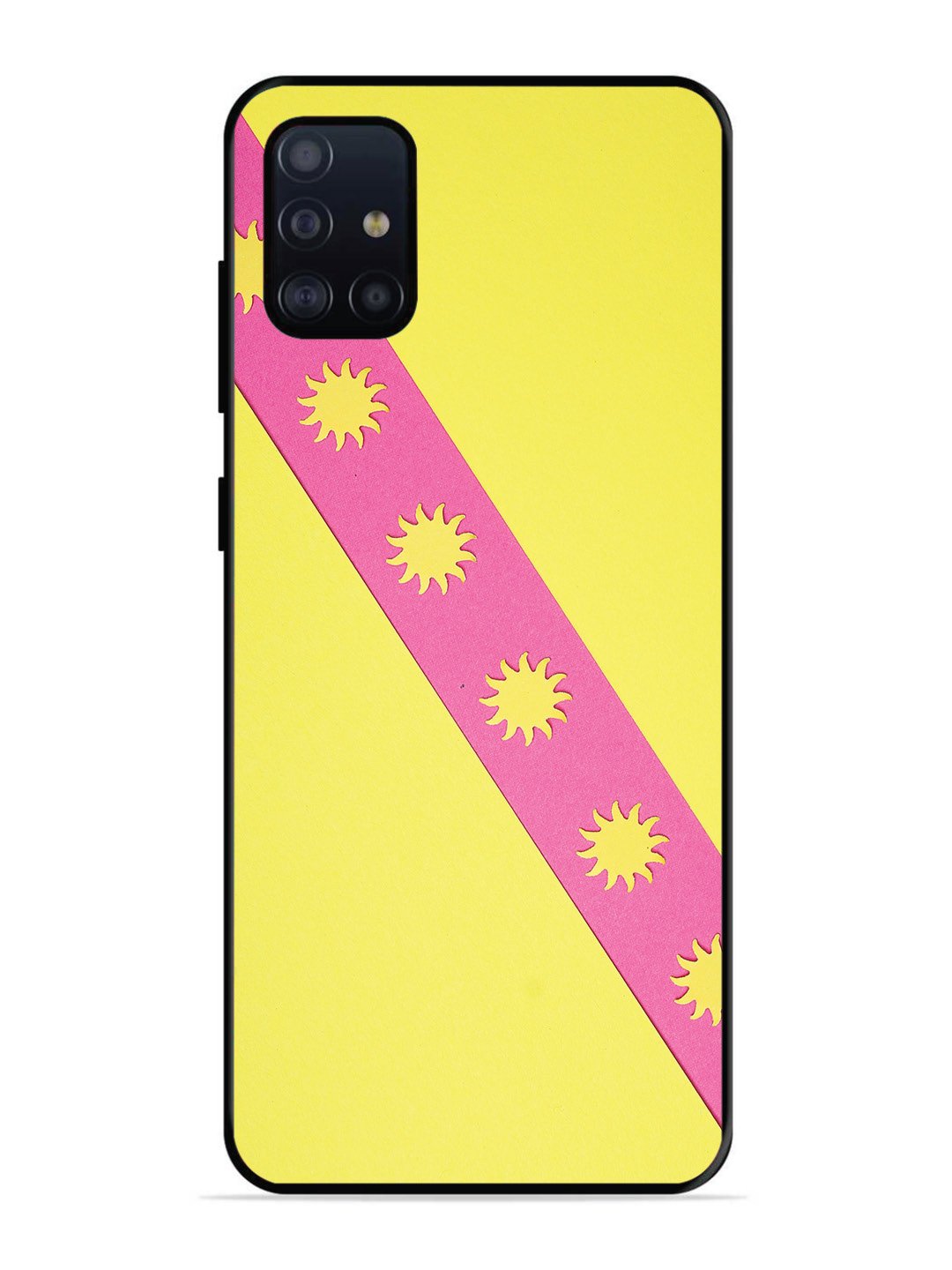 Samsung Galaxy A71 Pick Strip on Yellow Colour