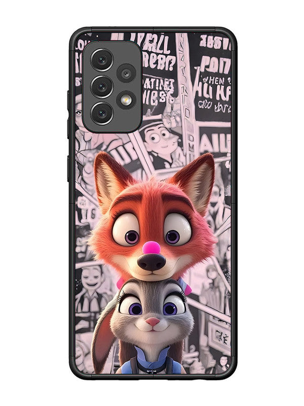 Samsung Galaxy A72 Cute Nick wilde and judy hopps 2