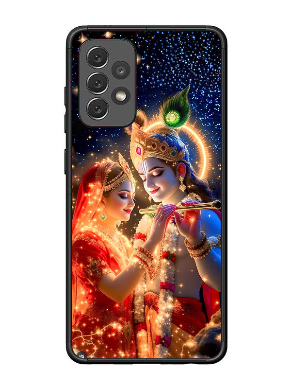 Samsung Galaxy A72 Radha Krishna posing with flute