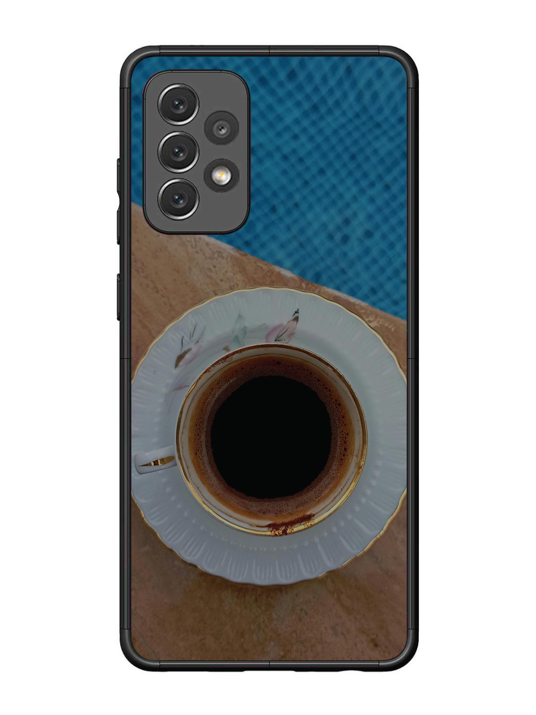Samsung Galaxy A72 Black Tea Cup Saucer