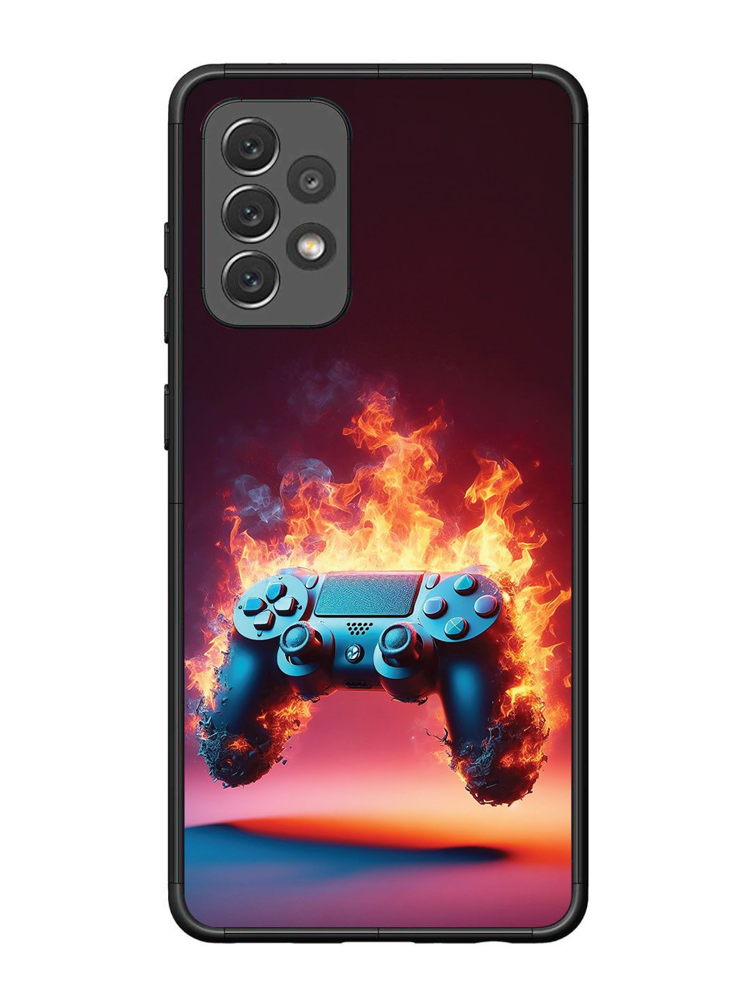 Samsung Galaxy A72 Console on fire