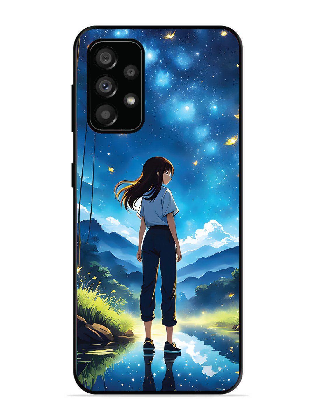 Samsung Galaxy A73 Girl In Beautiful Forest