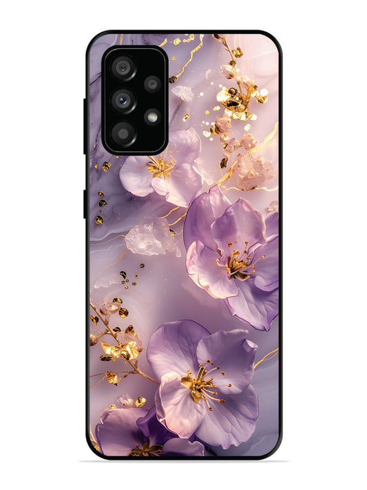 Samsung Galaxy A73 Orchid with Golden Safron
