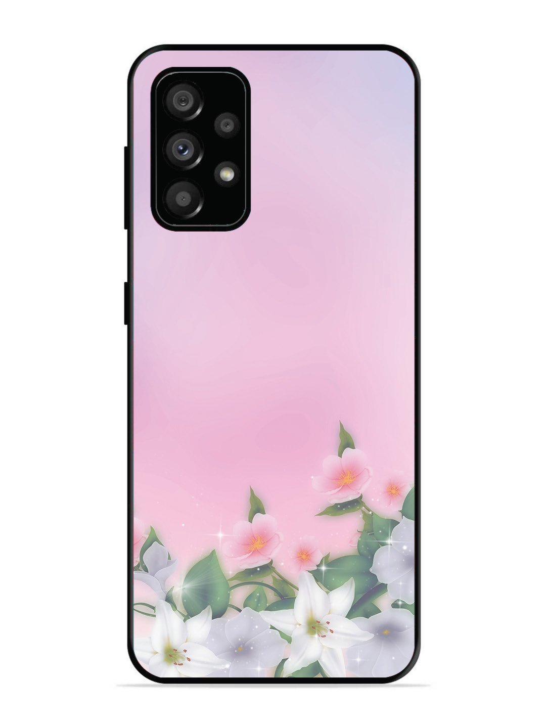 Samsung Galaxy A73 Pink Floral Elegance
