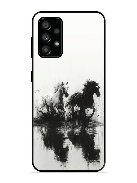 Samsung Galaxy A73 Black & White Horse