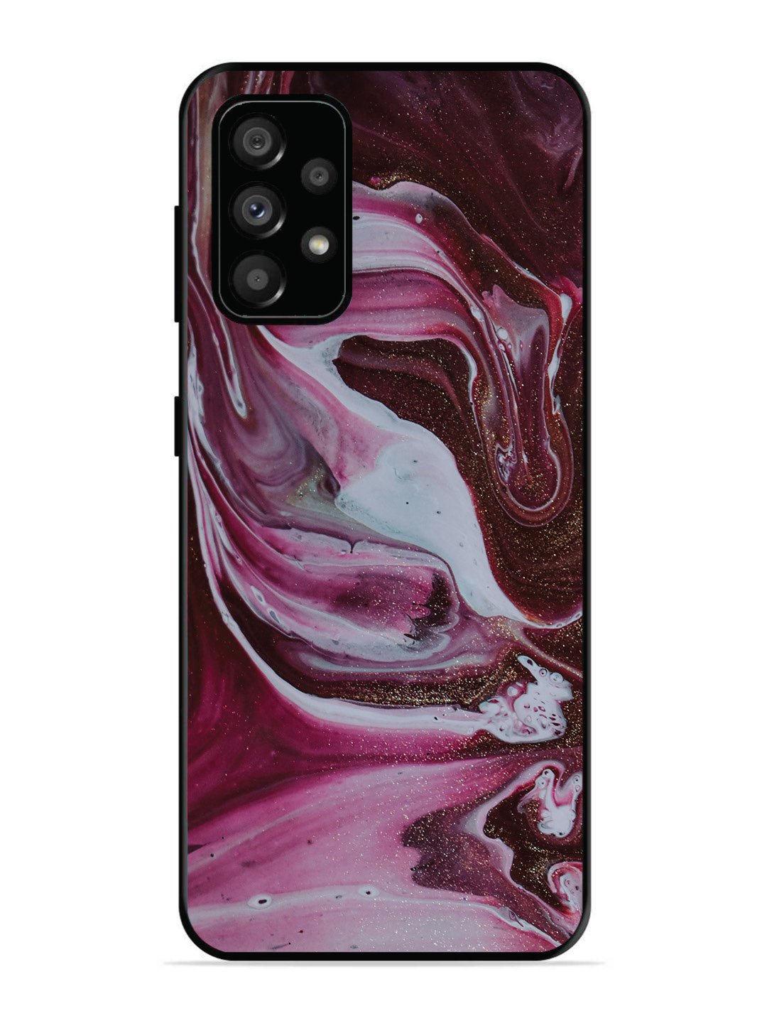 Samsung Galaxy A73 Pink And Golden Marble