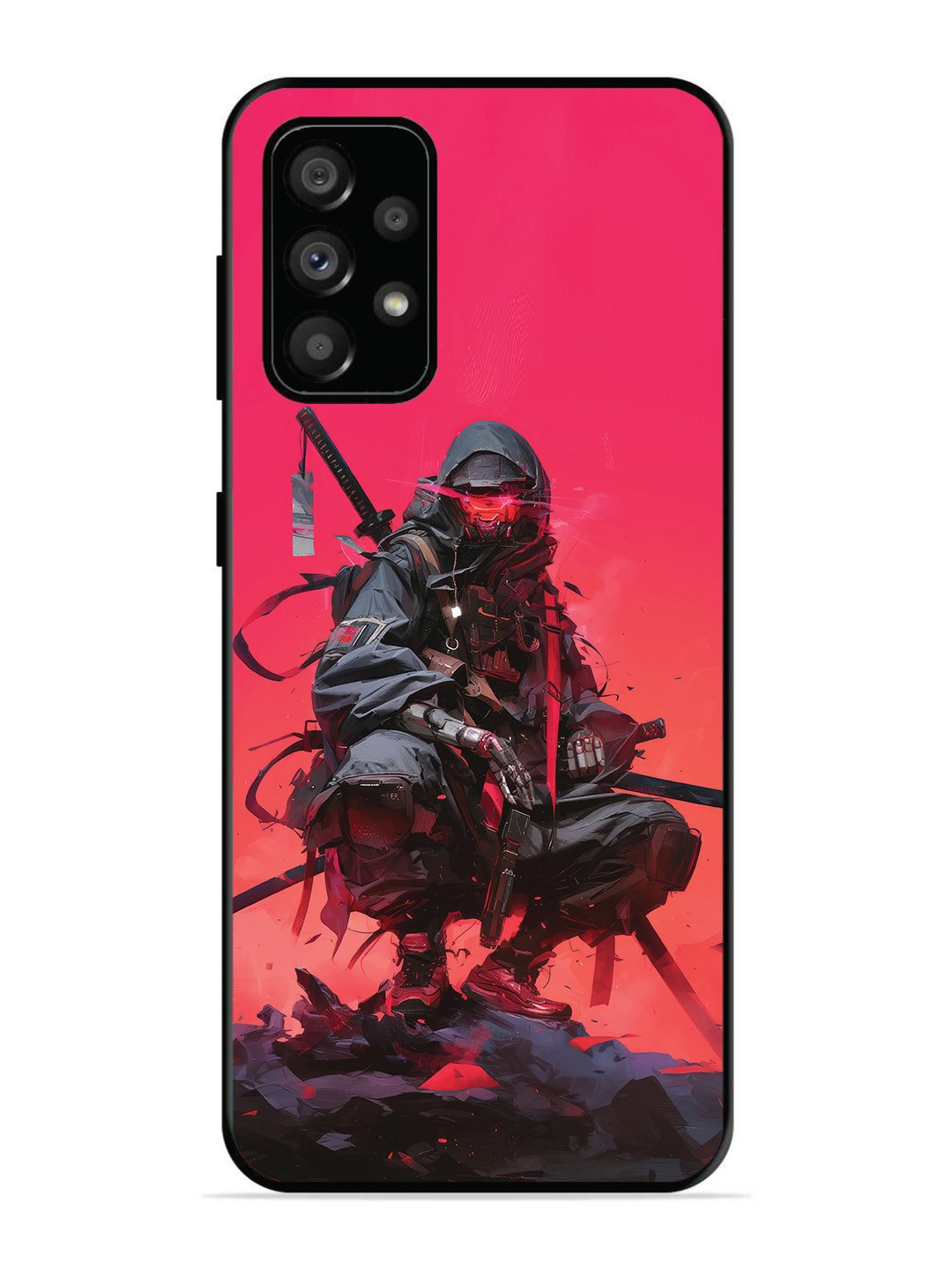 Samsung Galaxy A73 Cyberpunk Ninja Katana
