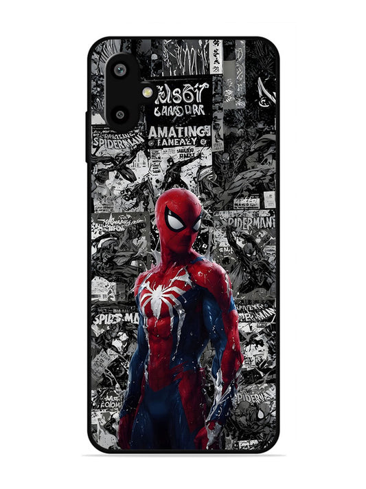 Samsung Galaxy F06 Spiderman Highlighted on News Paper