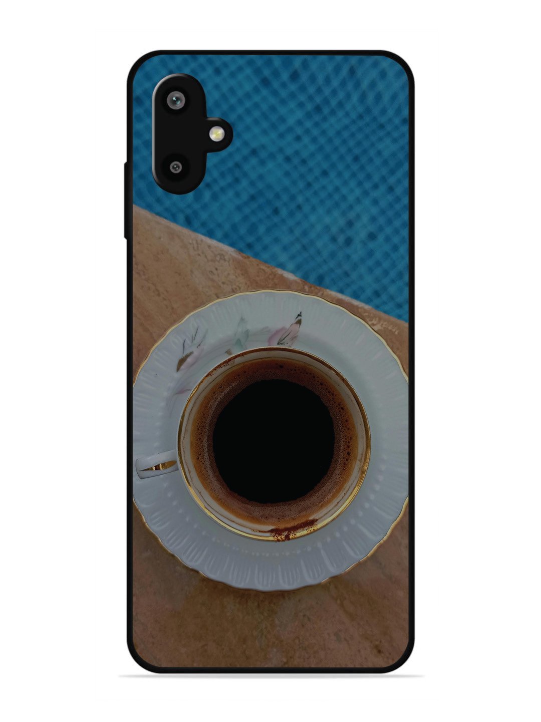 Samsung Galaxy F06 Black Tea Cup Saucer