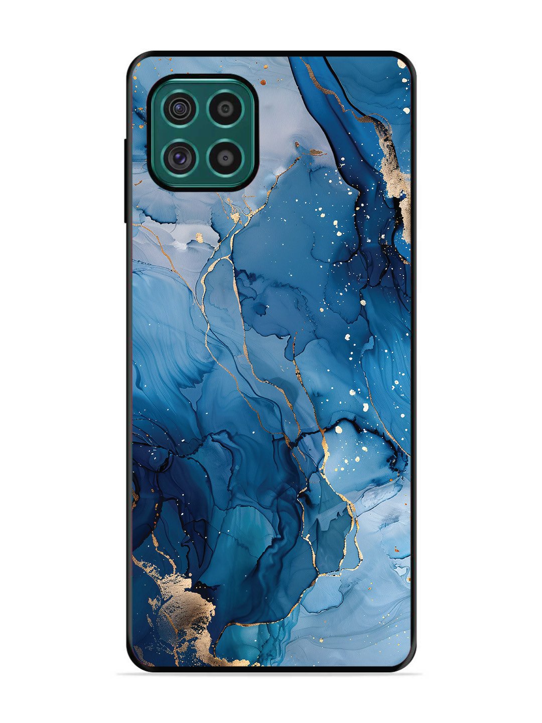 Samsung Galaxy F62 Oceanic Pattern with Golden Sprinkles