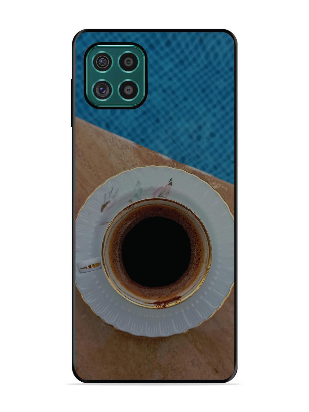Samsung Galaxy F62 Black Tea Cup Saucer